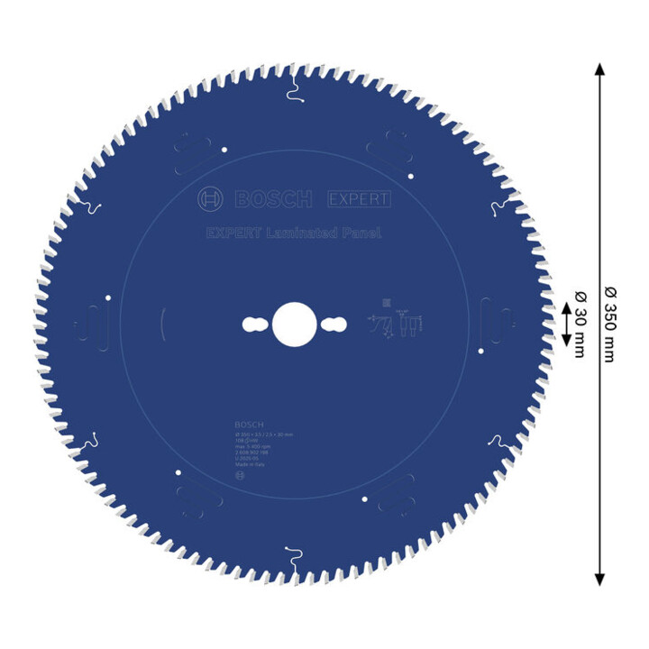 Bosch EXPERT Lame de scie circulaire pour panneaux stratifiés, 350x30 mm, Z108