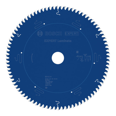 Bosch EXPERT Lame de scie circulaire pour stratifié, 254x30 mm, Z84