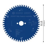 Bosch EXPERT Lame de scie circulaire stratifié haute pression, 160x20 mm, Z52-4