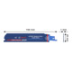 Bosch EXPERT Lame de scie sabre S955HHC pour métal dur moyen-épaissi-4
