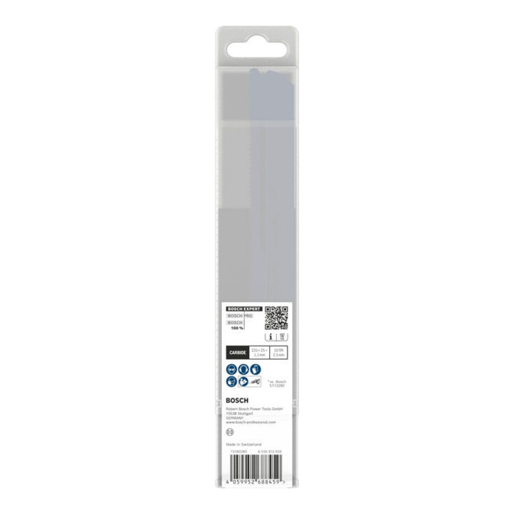 Bosch EXPERT Lames de scie sabre S1155HHC pour métal dur moyen-épais, 10 pièces
