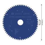 Bosch EXPERT Laminated Panel Kreissägeblatt, 190x2,1x30 mm, Z60-4