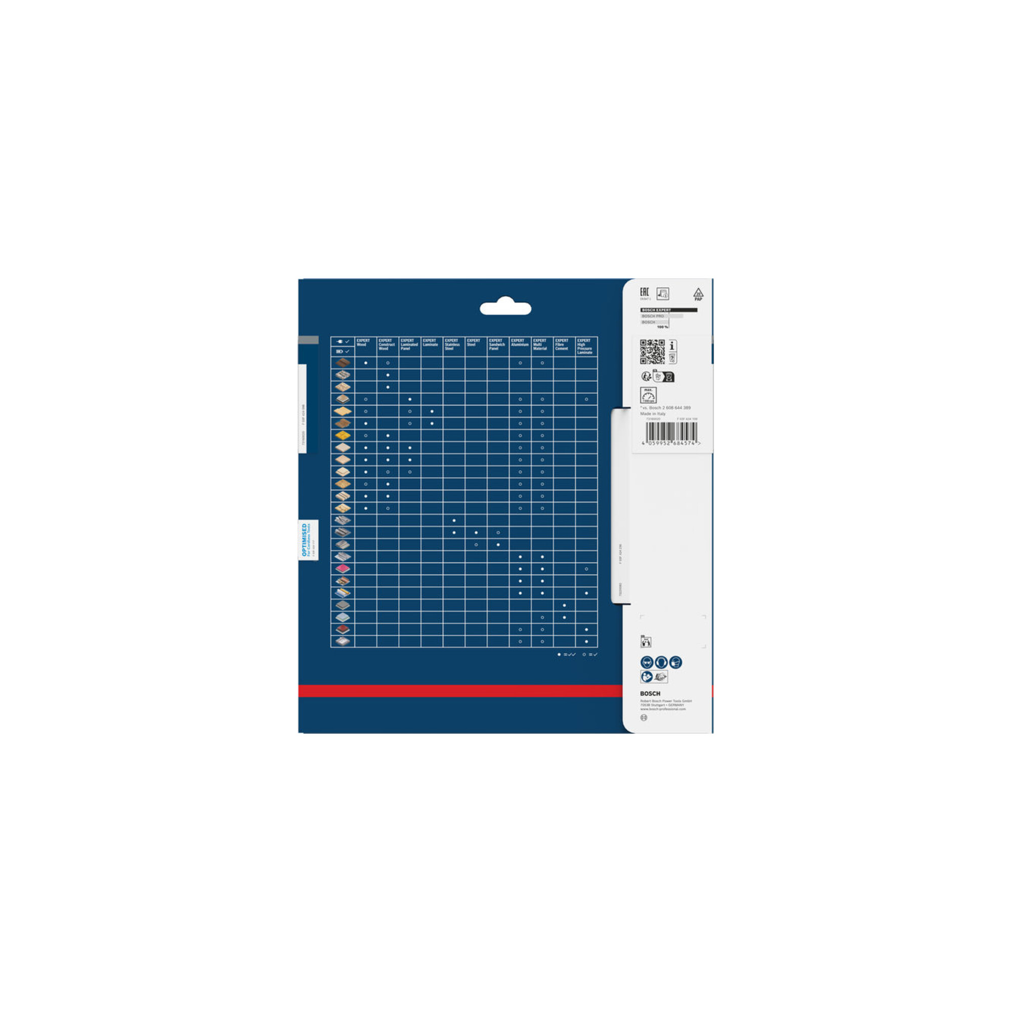 Bosch EXPERT Laminated Panel Kreissägeblatt, 210x2,1x30 mm, Z66