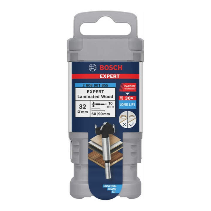 Bosch EXPERT Laminated Wood Scharnierlochbohrer, 32 x 60 x 90 mm