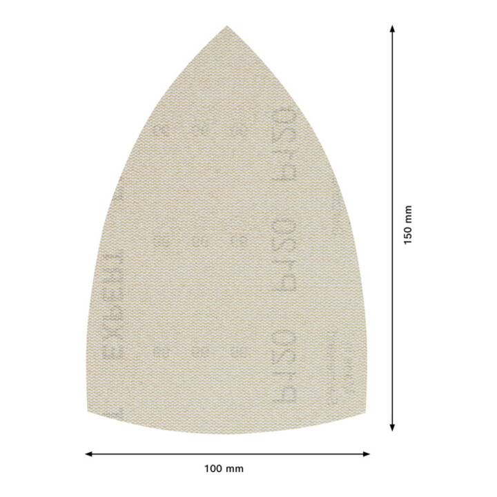Bosch EXPERT M480 Filet abrasif, 100 x 150 mm, G 120