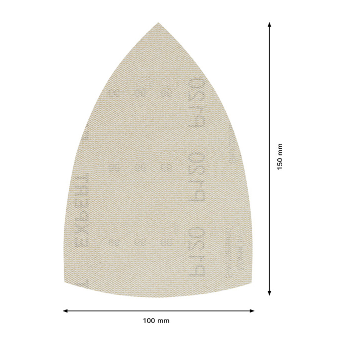 Bosch EXPERT M480 Filet abrasif, 100 x 150 mm, G 120