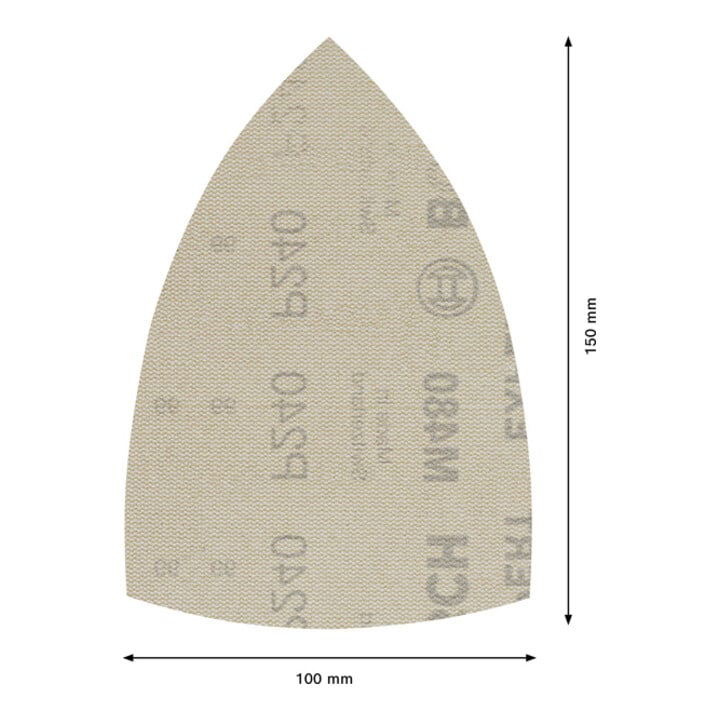 Bosch EXPERT M480 Filet abrasif, 100 x 150 mm, G 240