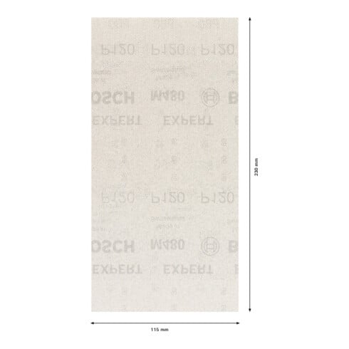 Bosch EXPERT M480 Filet abrasif, 115 x 107 mm, G 120