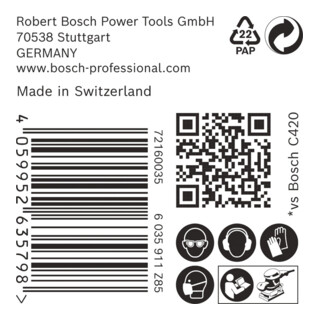 Filet abrasif Bosch EXPERT M480