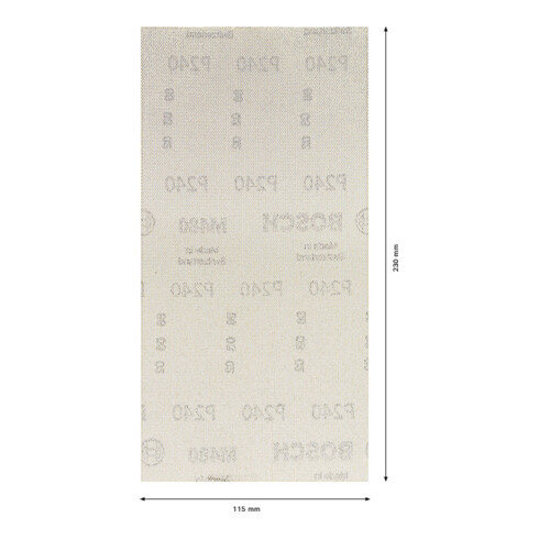 Bosch EXPERT M480 Filet abrasif, 115 x 107 mm, G 240