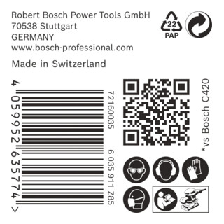Filet abrasif Bosch EXPERT M480