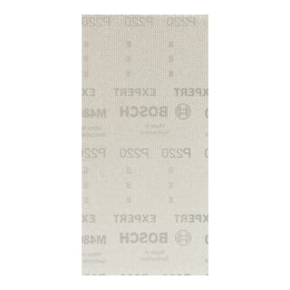 Bosch Expert M480 filet de ponçage pour ponceuse orbitale, 115 x 230 mm, G 220
