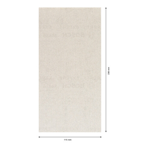 Bosch Expert M480 filet de ponçage pour ponceuse orbitale, 115 x 230 mm, G 80