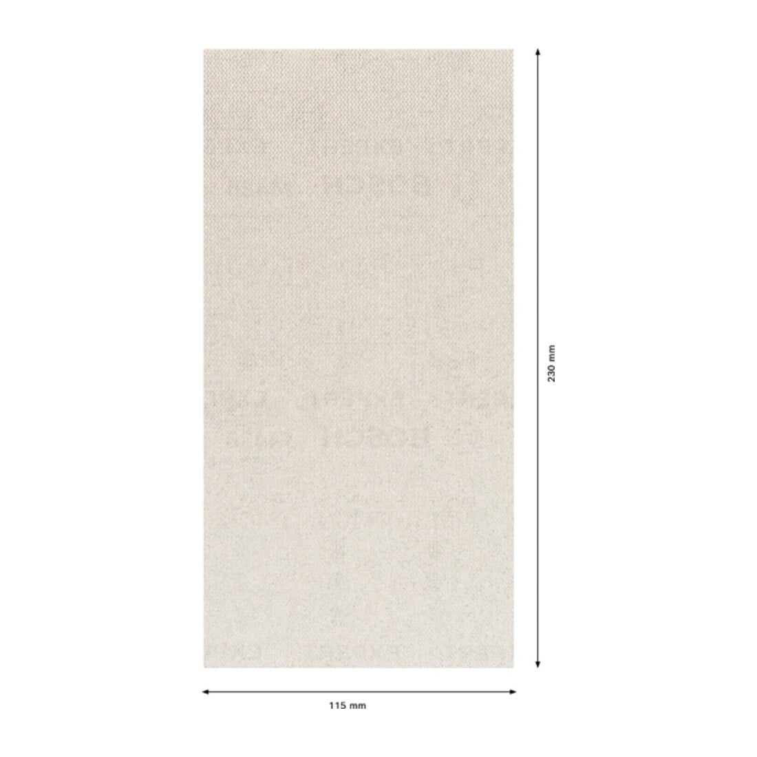 Bosch Expert M480 filet de ponçage pour ponceuse orbitale, 115 x 230 mm, G 80