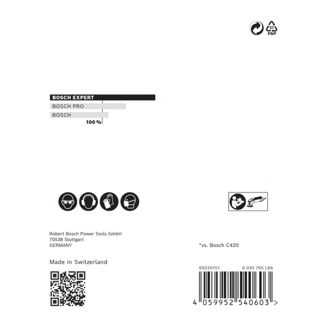 Bosch EXPERT M480 Schleifnet für Deltaschleifer 93mm G 240 5-tlg. für Deltaschleifer