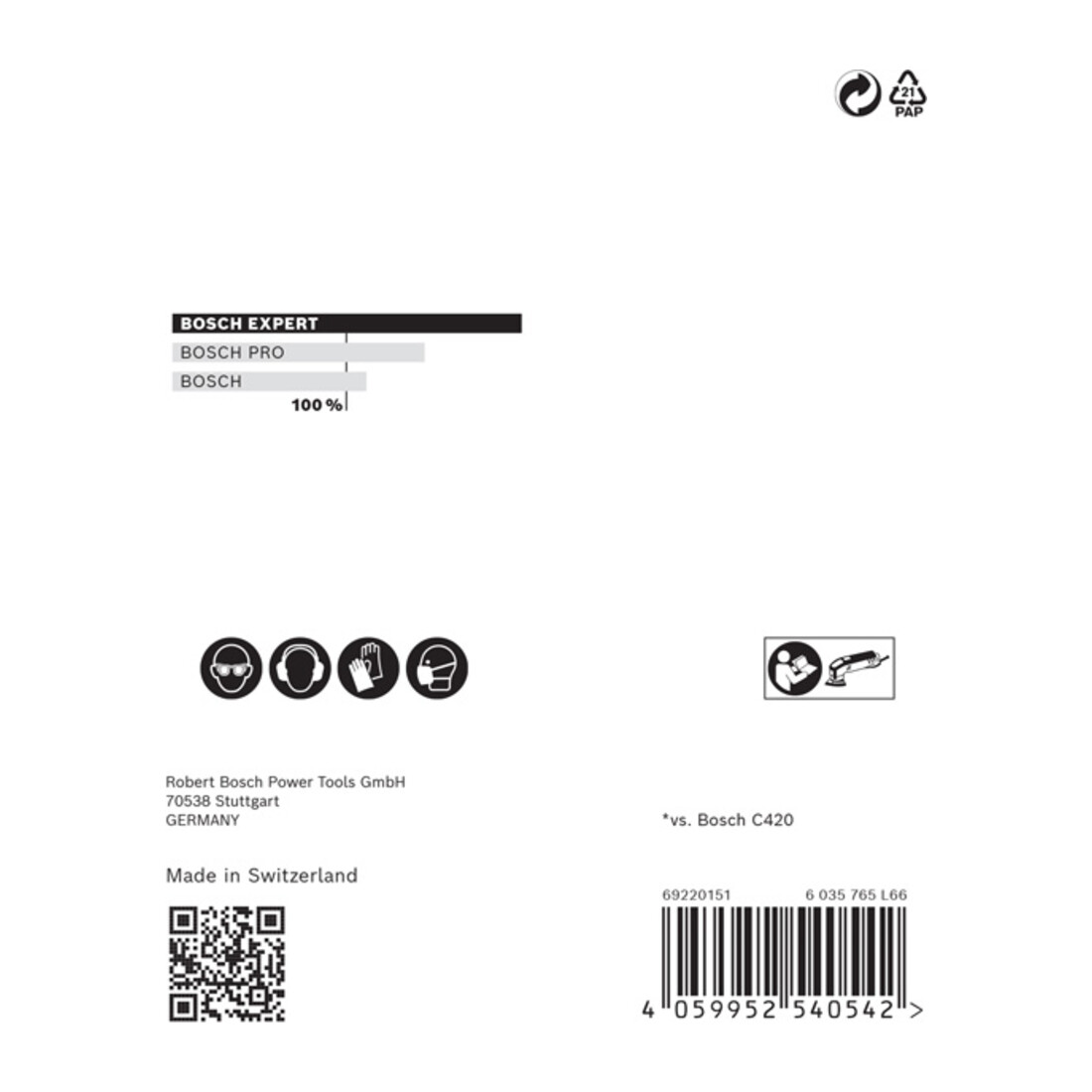 Bosch EXPERT M480 Schleifnet für Deltaschleifer 93mm G 80 5-tlg. für Deltaschleifer
