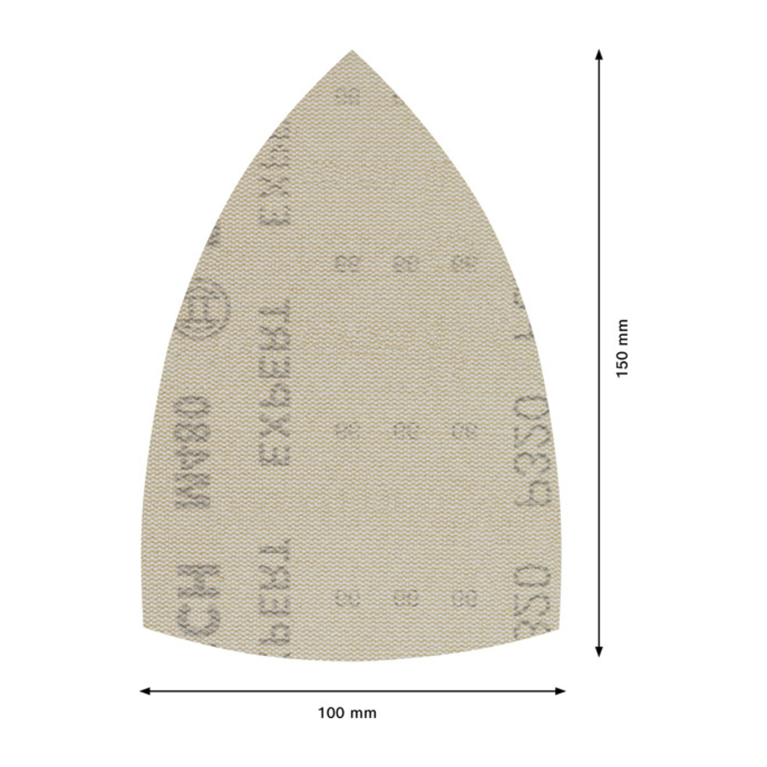 Bosch EXPERT M480 Schleifnet für Multischleifer 100 x 150mm G 320 10-tlg. für Multischleifer