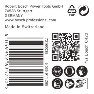 Bosch EXPERT M480 Schleifnetz