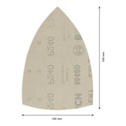 Bosch EXPERT M480 Schleifnetz, 100 x 150 mm, G 240-4