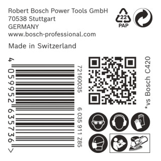 Bosch EXPERT M480 Schleifnetz