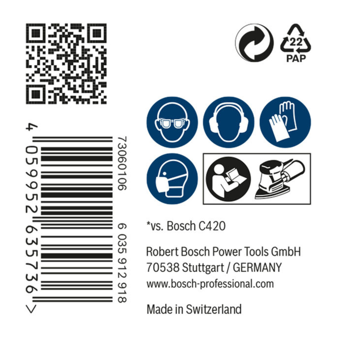 Bosch EXPERT M480 Schleifnetz, 100 x 150 mm, G 80