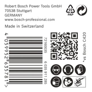 Bosch EXPERT M480 Schleifnetz