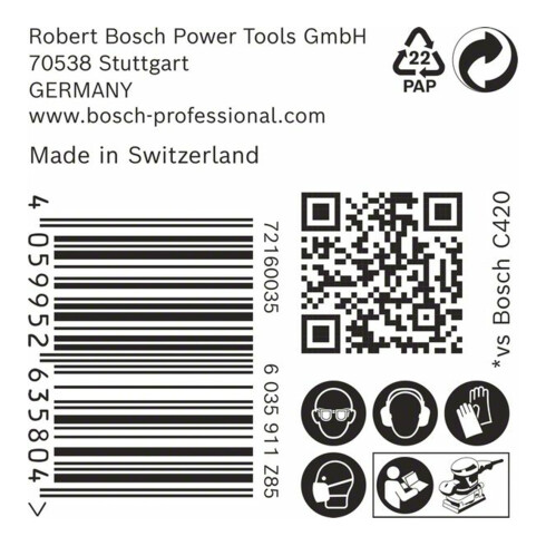 Bosch EXPERT M480 Schleifnetz, 115 x 107 mm, G 240