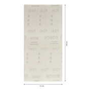 Bosch EXPERT M480 Schleifnetz, 115 x 107 mm, G 240-4