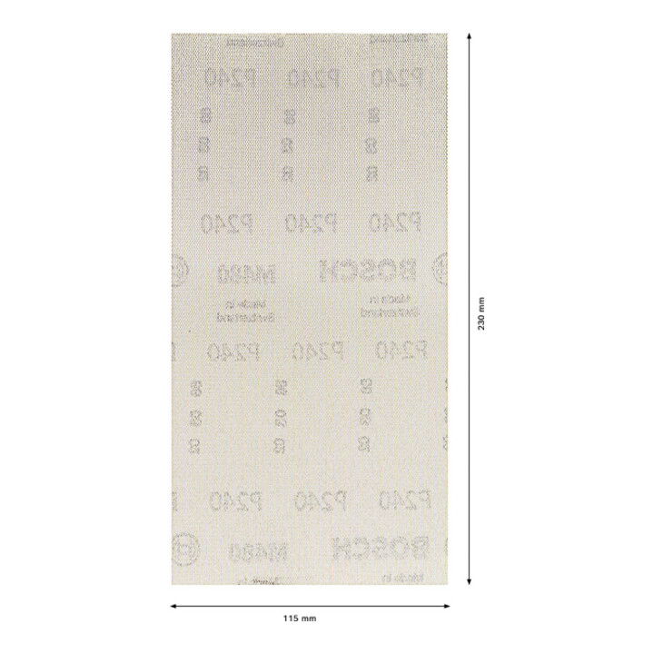 Bosch EXPERT M480 Schleifnetz, 115 x 107 mm, G 240