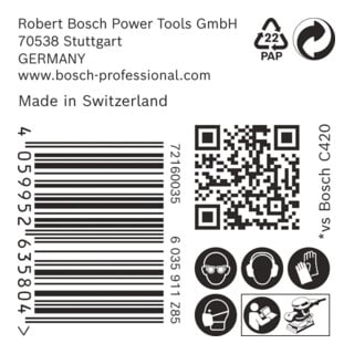 Bosch EXPERT M480 Schleifnetz