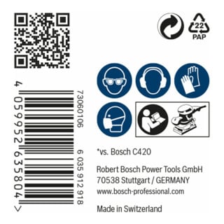 Bosch EXPERT M480 Schleifnetz