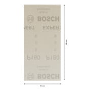 Bosch Expert M480 Schleifnetz für Schwingschleifer, 93 x 186 mm, G 180-4