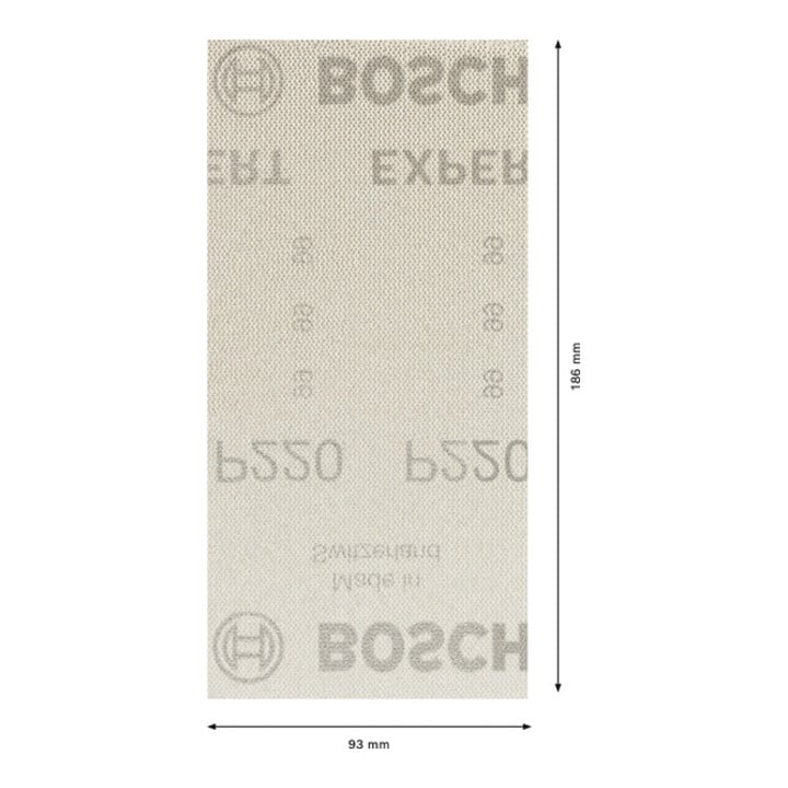 Bosch Expert M480 Schleifnetz für Schwingschleifer, 93 x 186 mm, G 220