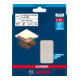 Bosch EXPERT M480 Schleifnetz-Set, 115 x 107 mm, G 80/120/180