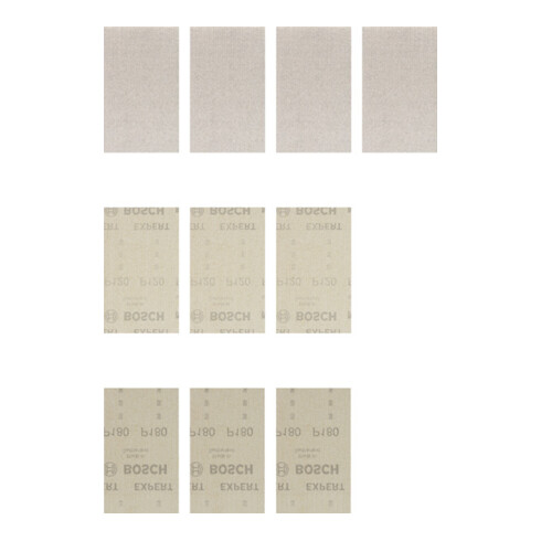 Bosch EXPERT M480 Schleifnetz-Set 80 x 133mm 10 Stück für Exzenterschleifer