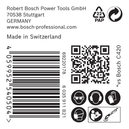 Bosch EXPERT M480 schuurnet voor gipsplaatschuurmachine
