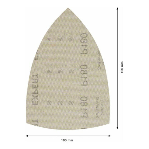 Bosch EXPERT M480 schuurnet voor multischuurmachine 100 x 150mm G 180 10-delig voor multischuurmachine