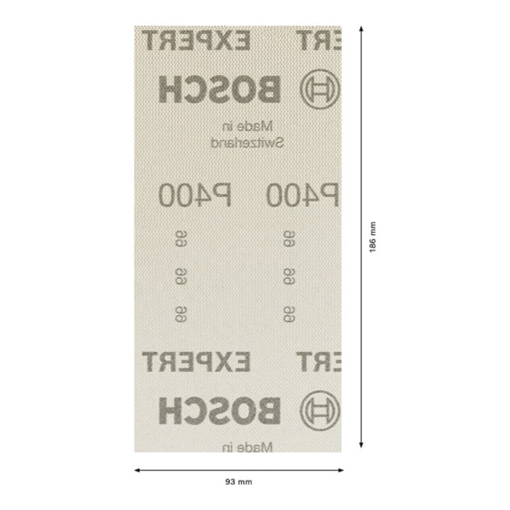 Bosch Expert M480 Schuurnet voor excenterschuurmachine, 93 x 186 mm, G 400
