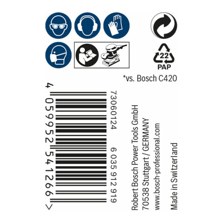 Bosch EXPERT M480 schuurnetrol 115mm 5m G 150 voor handschuren