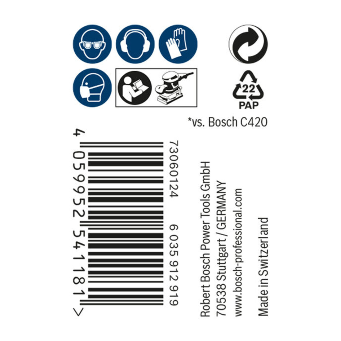 Bosch EXPERT M480 slijpnetrol
