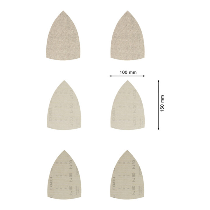 Bosch EXPERT M480 schuurnetset 100 x 150mm 10 stuks voor multi-schuurmachine