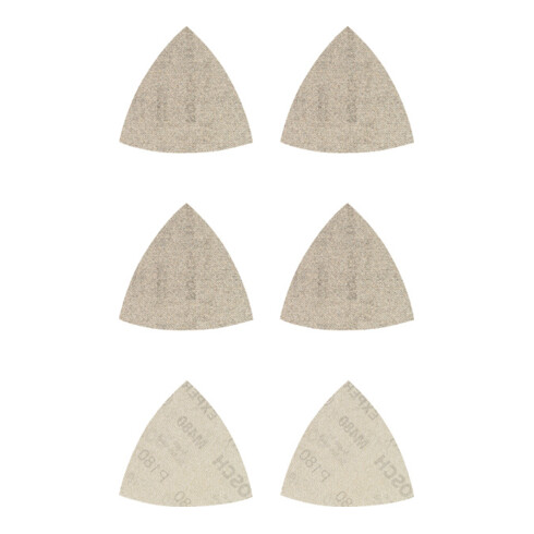Bosch EXPERT M480 schuurnetset 93 x 93mm 6 stuks voor delta schuurmachines