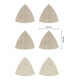 Bosch EXPERT M480 schuurnetset 93 x 93mm 6 stuks voor delta schuurmachines-4