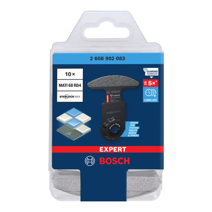 Bosch EXPERT MATI 68 RD4 Lame d’angle, 68 x 30 mm, 10 pièces