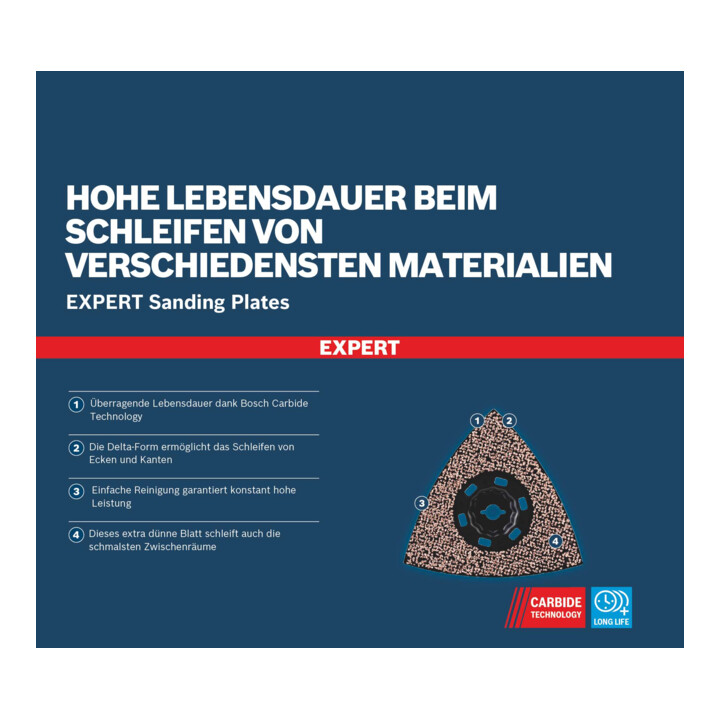 Bosch EXPERT MAVZ 116 RT2 Schijf voor schuren, 116 mm