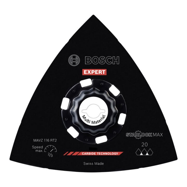 Bosch EXPERT MAVZ 116 RT2 Schijf voor schuren, 116 mm