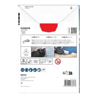 Bosch EXPERT MAVZ 116 RT2 Schleifplatte, 116 mm
