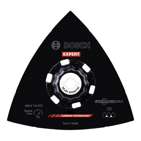 Bosch EXPERT MAVZ 116 RT2 Schleifplatte, 116 mm