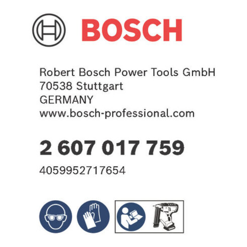 Bosch EXPERT MC16-KG 35G Agrafe couronne ETA avec dos moyen, 1,6/16 g, 35 mm