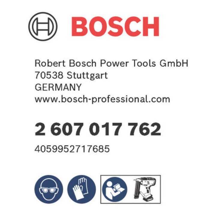 Bosch EXPERT MC16-KG 50G ETA agrafe couronne avec dos moyen, 1,6/16 g, 50 mm